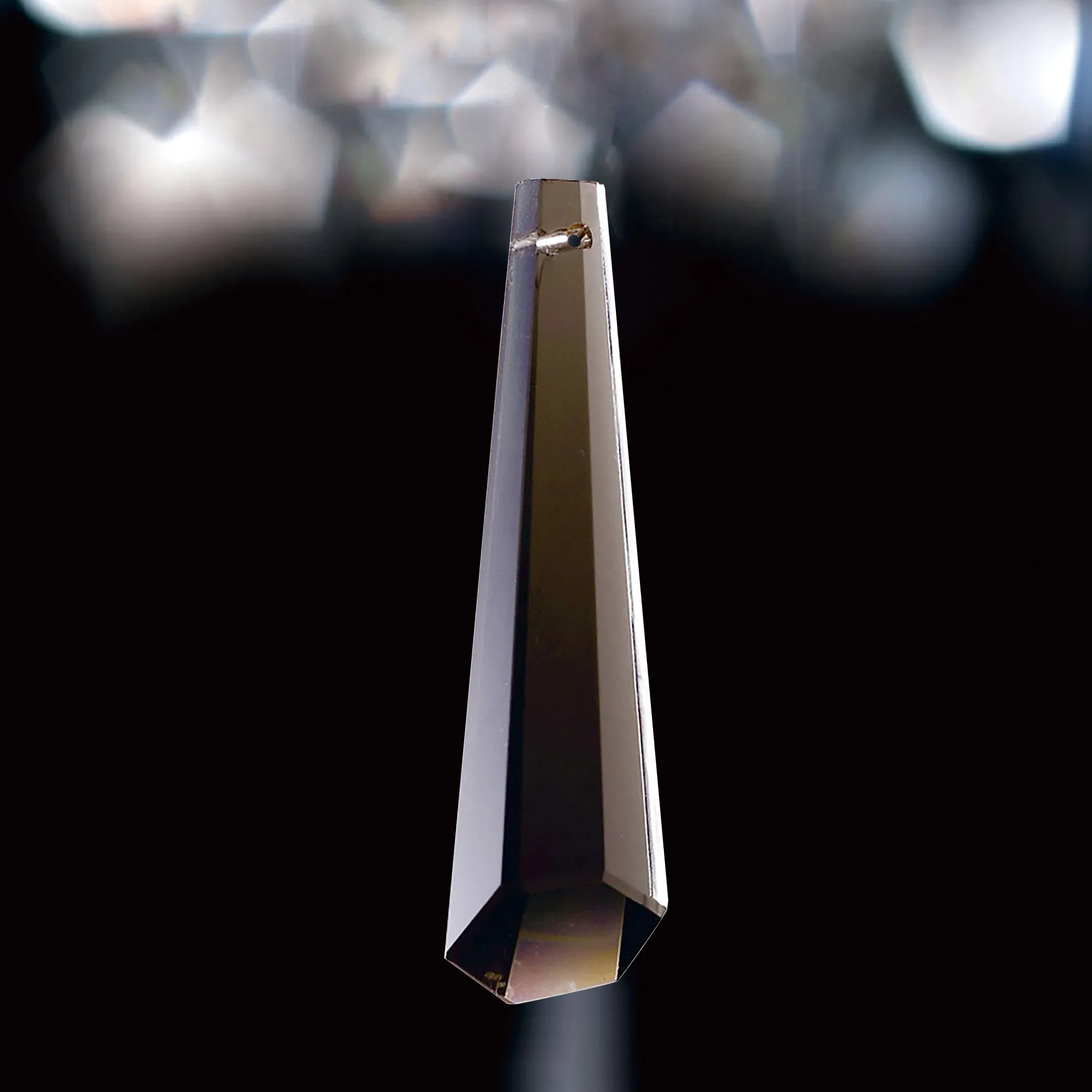 C70037  Crystal Hexagonal Drop Without Ring 62mm